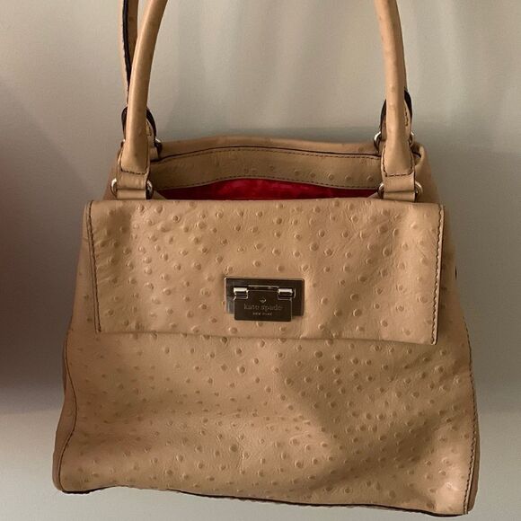 kate spade Handbags - Kate Spade ostrich leather bag
